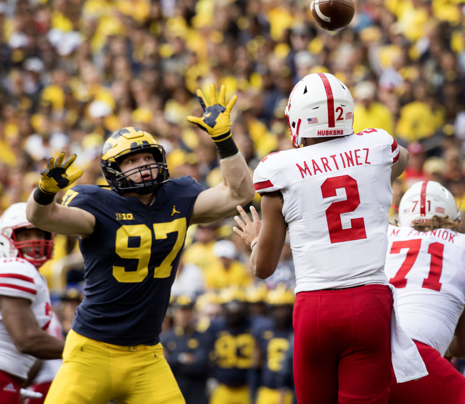 Nebraska vs. Michigan, 9/22